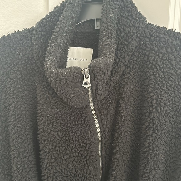 Quarter zip fuzzy pullover - Picture 3 of 4